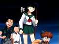 Taroumaru, Suekichi, Kagome, Shippo