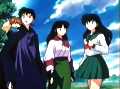 Shippo, Miroku, Sango, Kagome