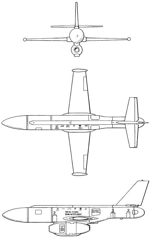 Falconet 3-axis View.  Copyright Flight Refuelling Ltd.