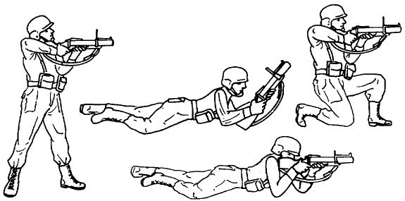 TM 9-1010-205-10: Firing positions