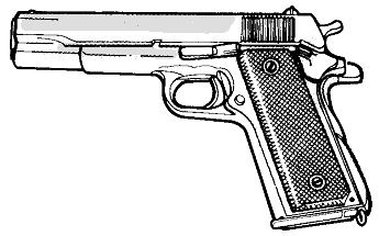 the m1911a1  45 caliber pistol