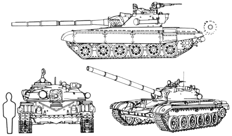 T 72 Main Battle Tank